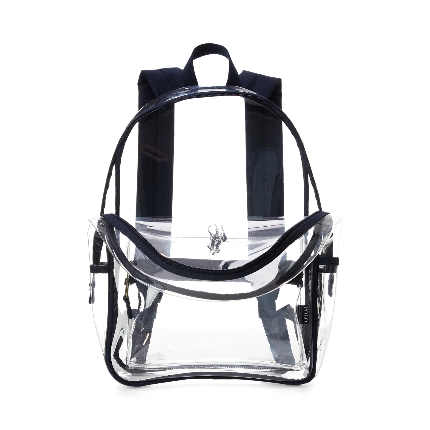Рюкзак Ralph Lauren Big Pony Clear для детей, цвет: Белый / Тёмно-синий — фото 3