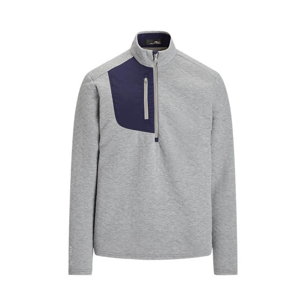 Quilted Double-Knit Pullover RLX 1