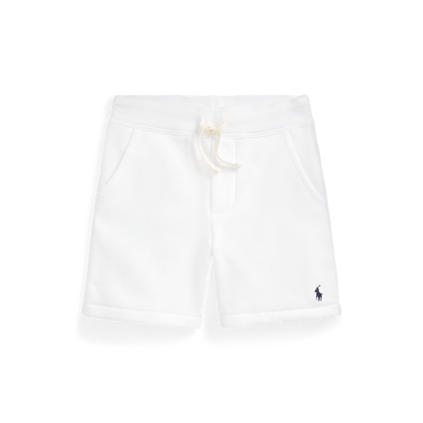 Fleece short met trekkoord