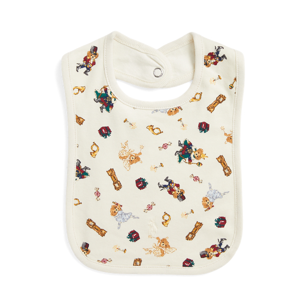 Bavoir interlock de coton Polo&nbsp;Bear