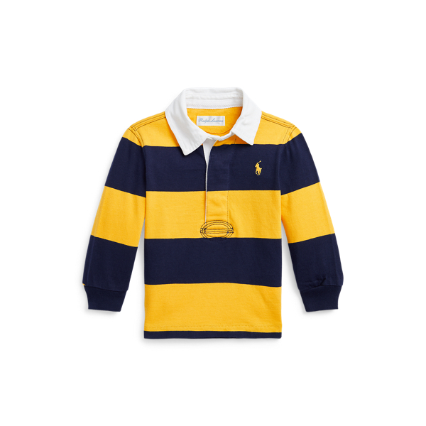 Striped Cotton Jersey Rugby Shirt