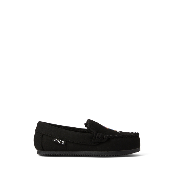 Polo Bear Faux-Suede Slipper