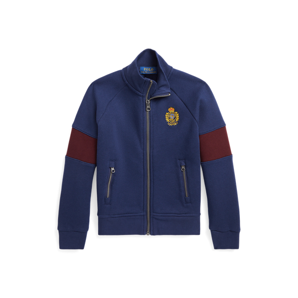 Polo Crest Fleece Track Jacket Boys 2-7 1