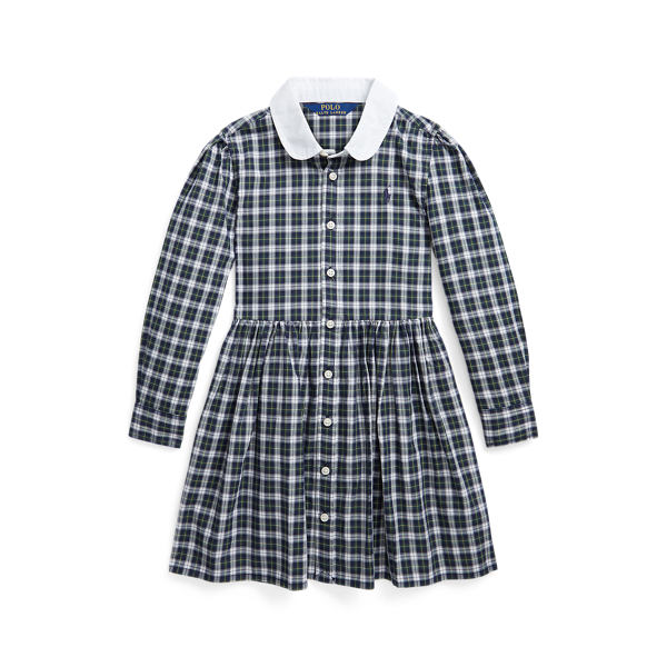 Plaid Cotton Shirtdress