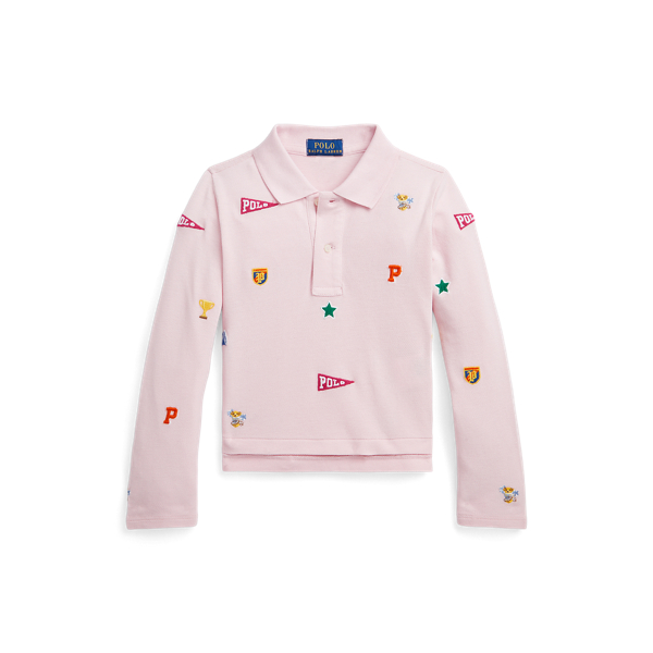Collegiate-Icon Mesh Polo Shirt