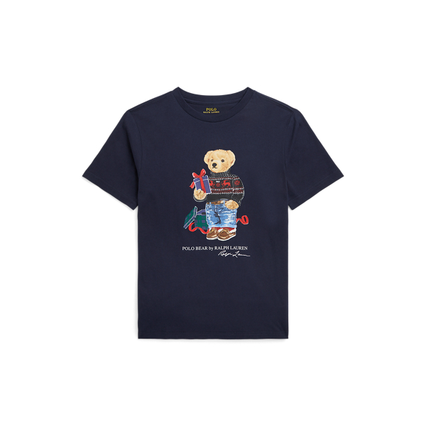 T-shirt Polo Bear jersey de coton Boys 6-14 Years en 1
