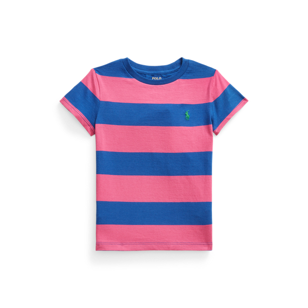 Maglia in jersey di cotone a righe