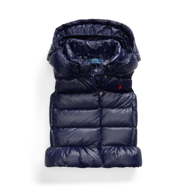 Wasserabweisende Daunenweste Girls 1.5-6.5 Years in 1