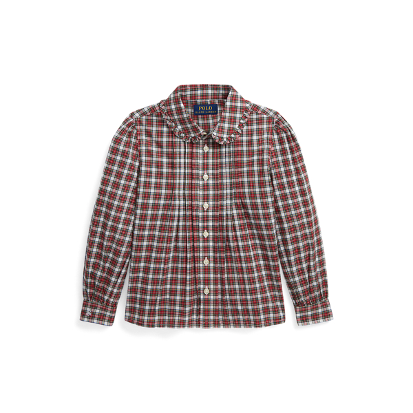 Plaid Cotton Poplin Shirt