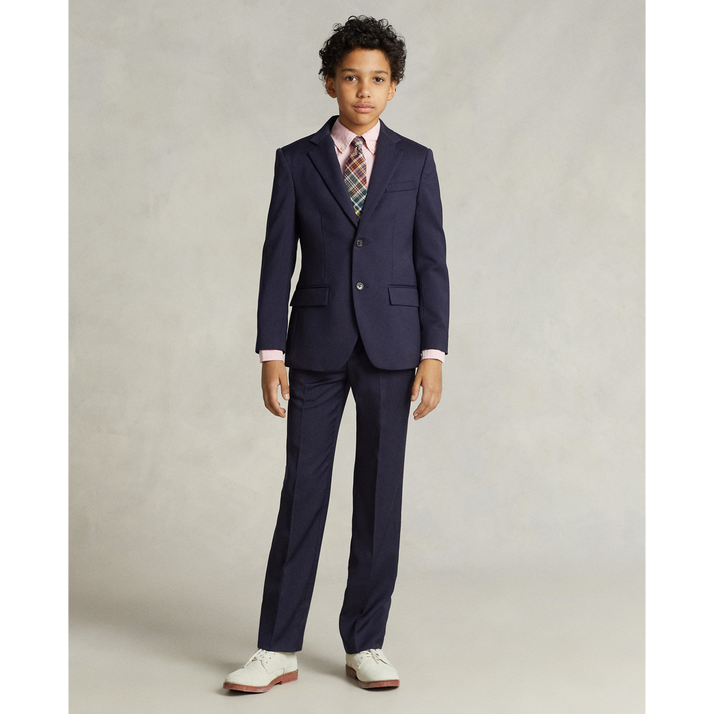 Детский топ Ralph Lauren Polo Wool Twill Suit, цвет: Тёмно-синий — фото 5