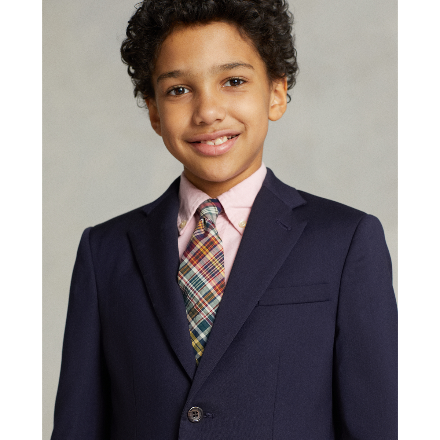 Детский топ Ralph Lauren Polo Wool Twill Suit, цвет: Тёмно-синий — фото 3