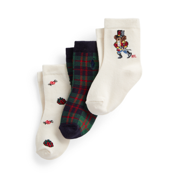 Tre paia di calze Nutcracker Polo Bear