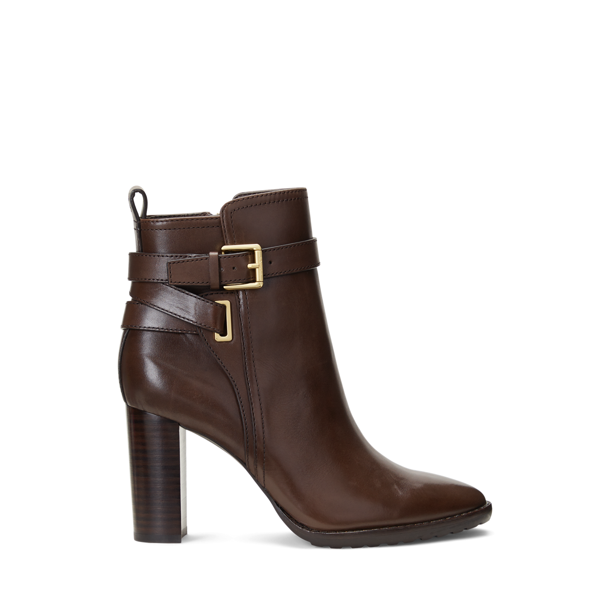 【Ralph Lauren】Madisyn Buckled Dress Booties ☆ ブーティー Madisyn Burnished Leather Bootie