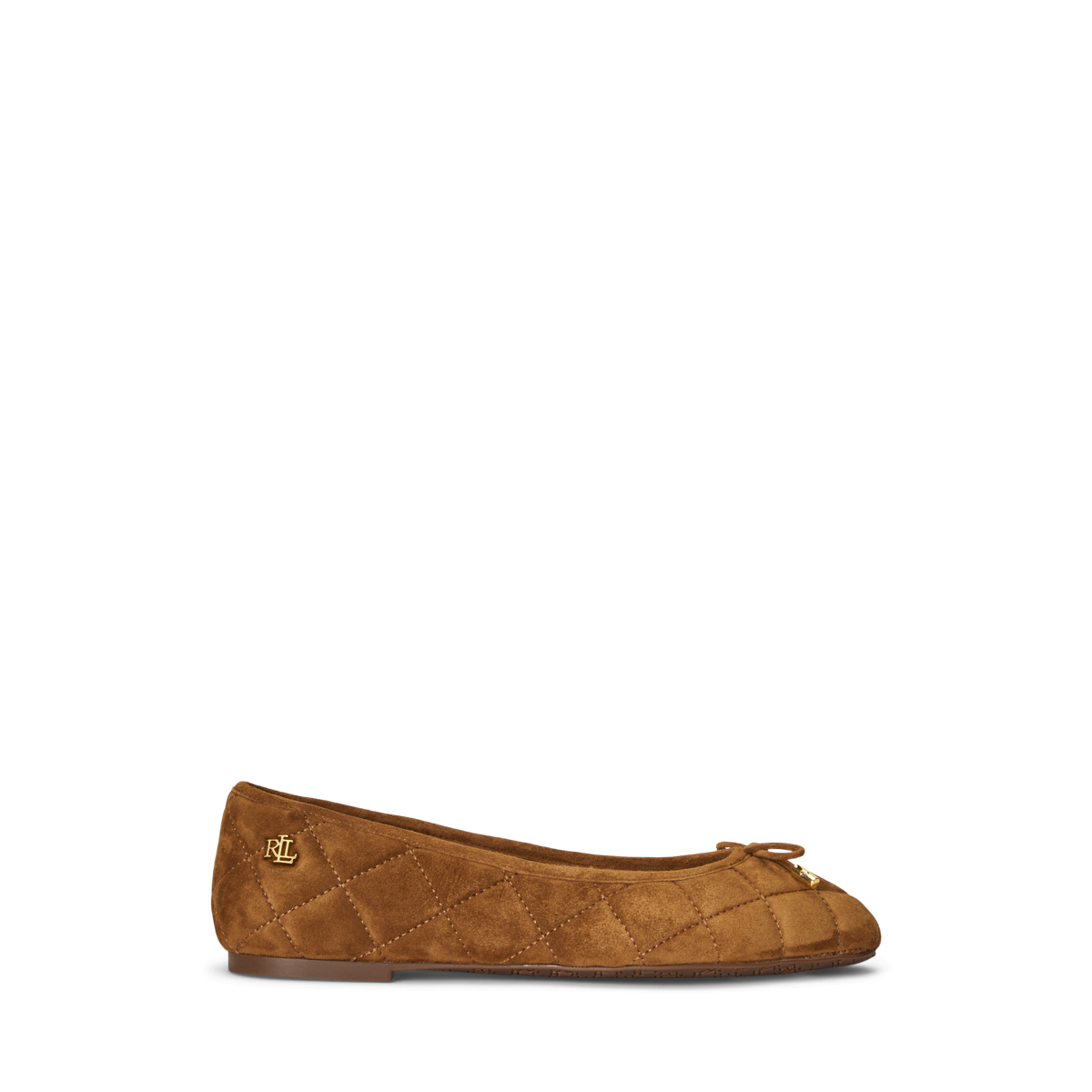 フラットシューズ Ralph Lauren Jayna Diamond-Quilted Suede Flat Jayna Diamond-Quilted Suede Flat | Ralph Lauren