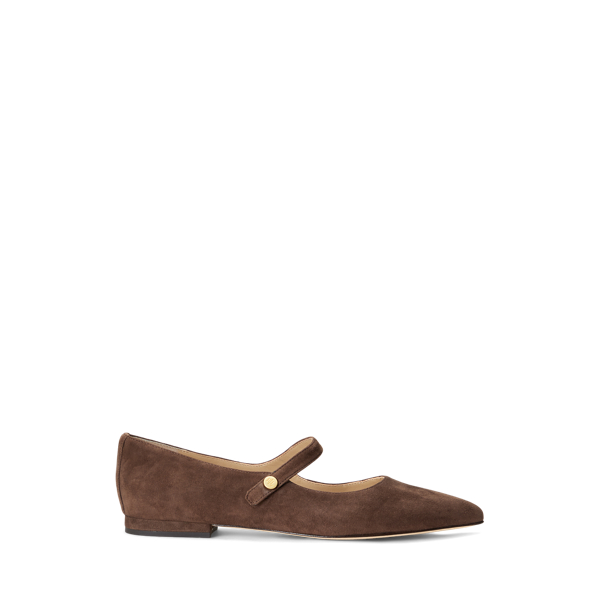 Chestnut Brown Londyn Suede Mary Jane Lauren 1