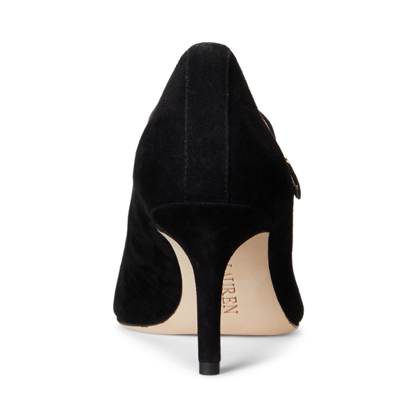Black Lanette Suede Mary Jane Pump Lauren 3