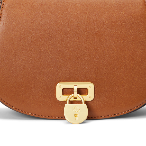 GUIA Medium Tan Leather Crossbody Bag 2024