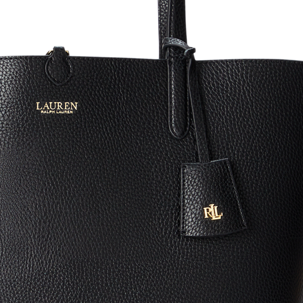 Faux-Leather Print Reversible Tote