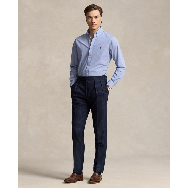 Tシャツ・カットソー Ralph Lauren Striped stretch poplin shirt (710928254 007) Classic Fit Striped Stretch Poplin Shirt