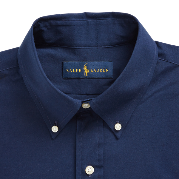 Newport Navy Classic Fit Stretch Poplin Shirt Polo Ralph Lauren 7