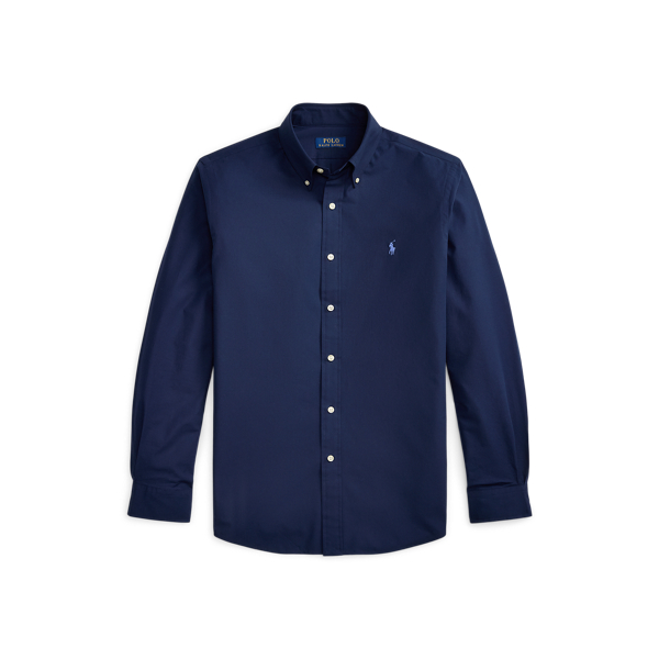 Newport Navy Classic Fit Stretch Poplin Shirt Polo Ralph Lauren 2