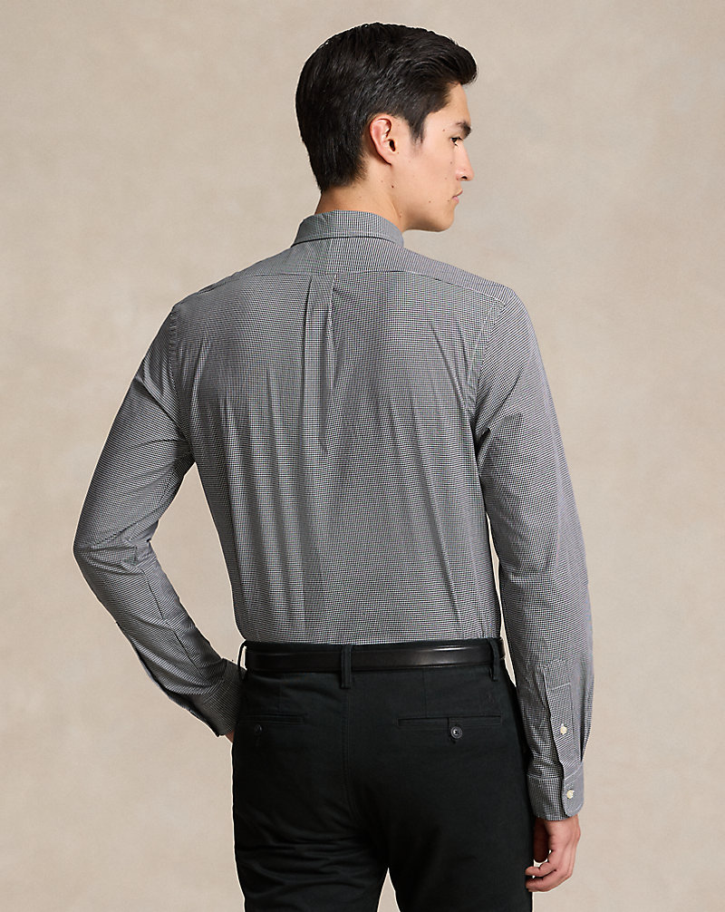 Slim Fit Check Stretch Poplin Shirt Slim Fit Check Stretch Poplin Shirt