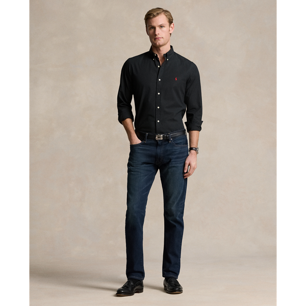 Slim Fit Stretch Poplin Shirt