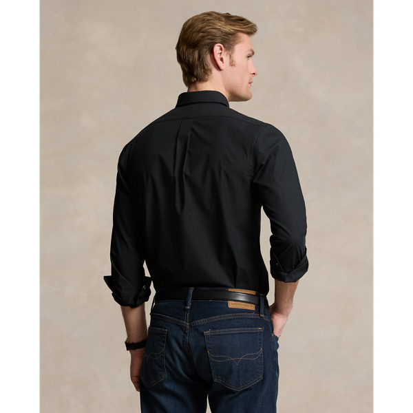 Slim Fit Stretch Poplin Shirt
