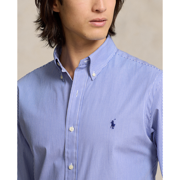 Pinstripe ralph lauren shirt online