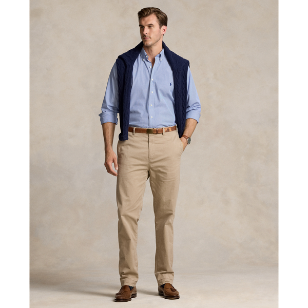 Striped Stretch Poplin Shirt