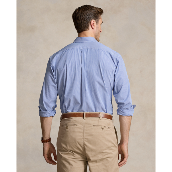 Striped Stretch Poplin Shirt