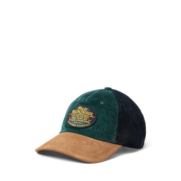 Suede-Bill Corduroy Ball Cap