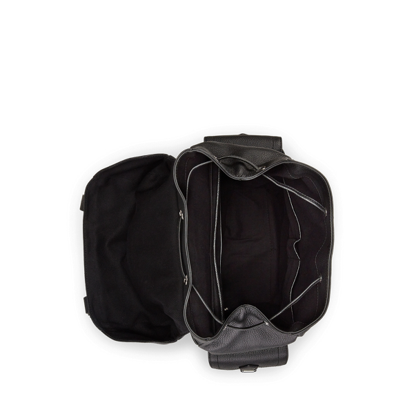 Pebbled Leather Backpack for Men Ralph Lauren UK