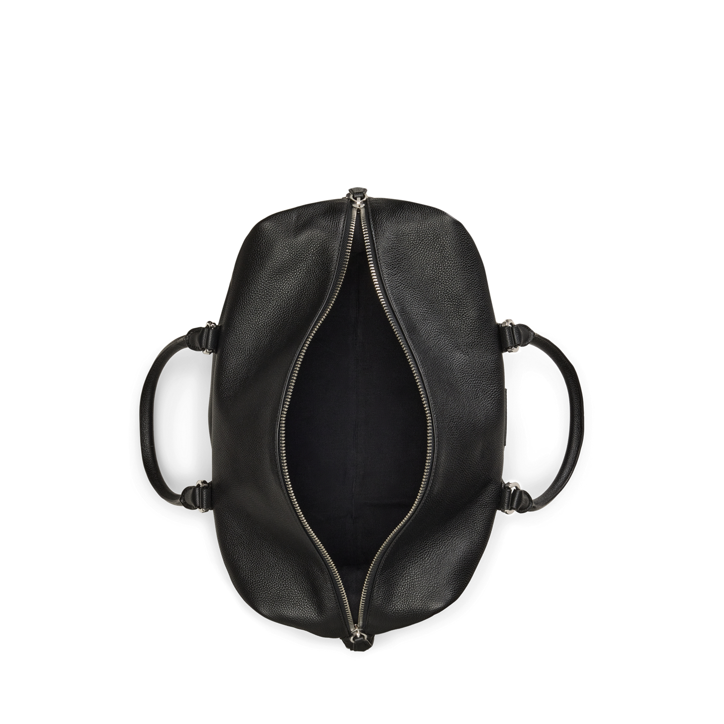 Мужская сумка Ralph Lauren Pebbled Leather Duffel, цвет: Чёрный — фото 3