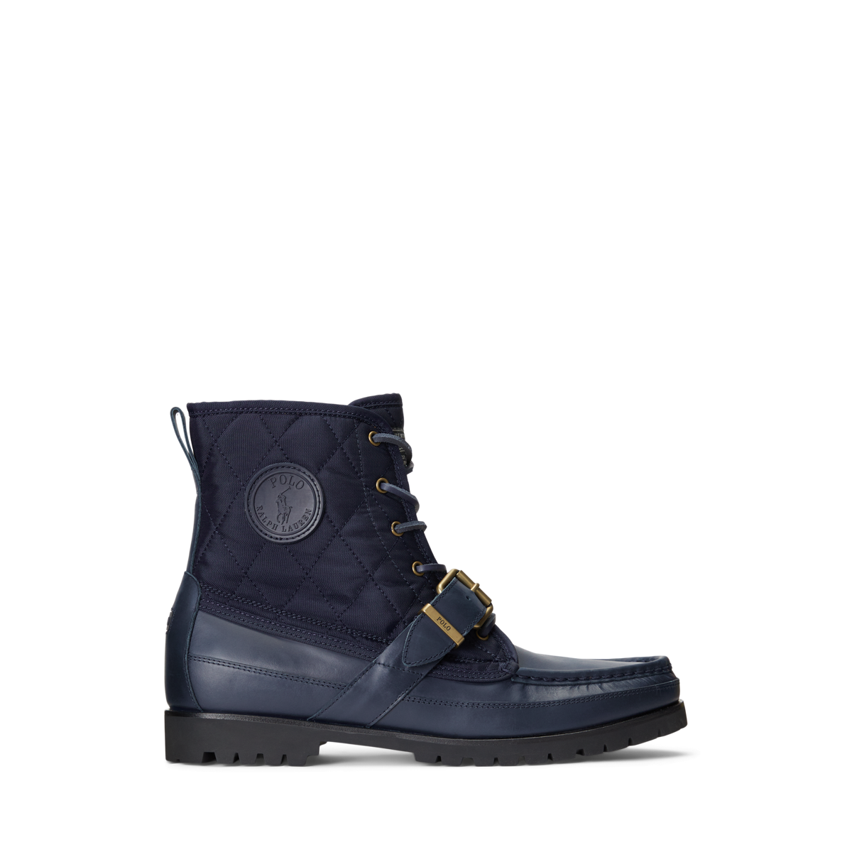 Navy polo boots best sale