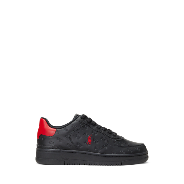 レザーロゴ バスケット Ralph Lauren Masters Court Logo Leather Sneaker | Ralph Lauren