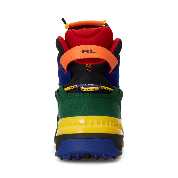Black Multi PS200 Color-Blocked High-Top Sneaker Polo Ralph Lauren 3