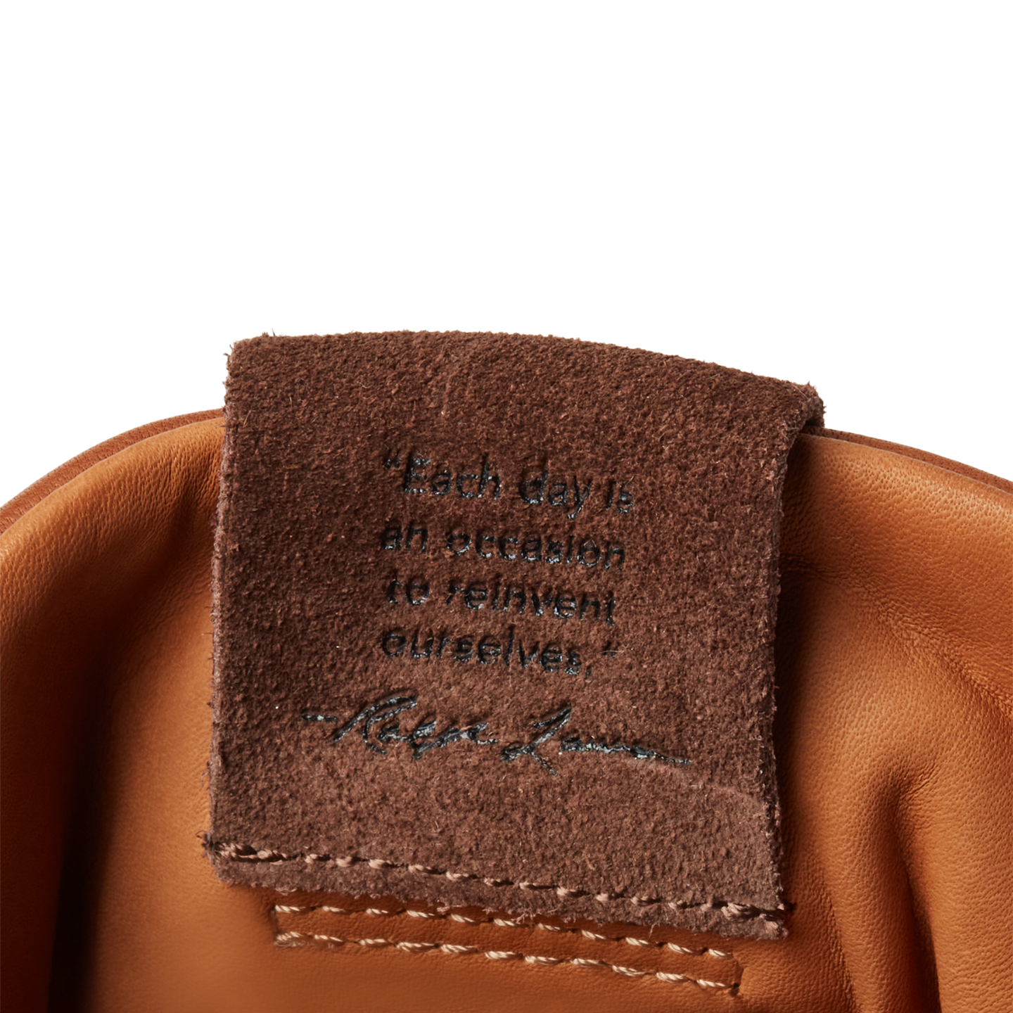 Мужские кроссовки Ralph Lauren Train 89 Leather, цвет: Рыжевато-коричневый — фото 4