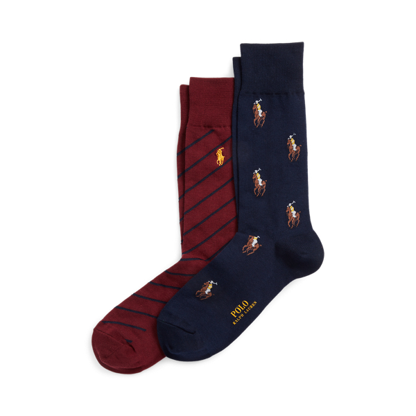 Signature Pony &amp; Striped Sock 2-Pack