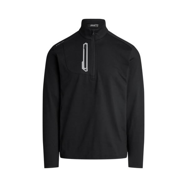 Ralph lauren black half zip sale