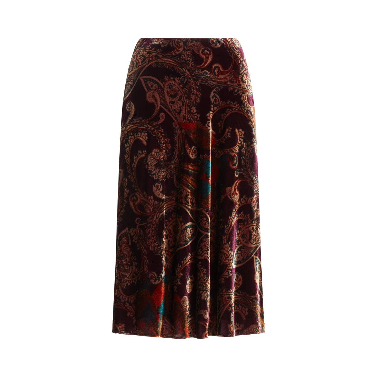 Ralph lauren velvet skirt sales