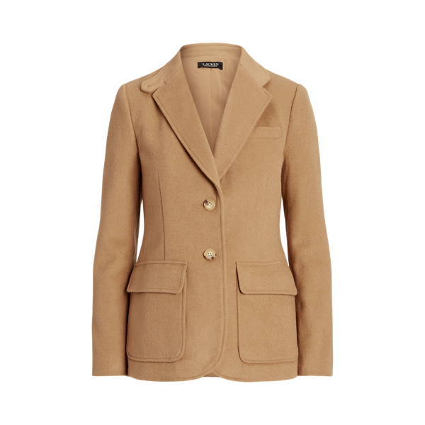 Ralph lauren camel blazer on sale