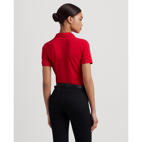 Martin Red Beaded-Crest Piqu&eacute; Polo Shirt Lauren 5