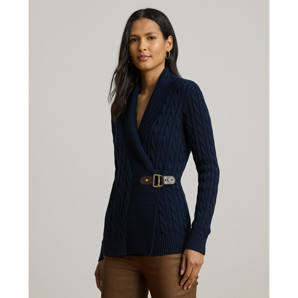 Buckled Cotton Sweater Ralph Lauren