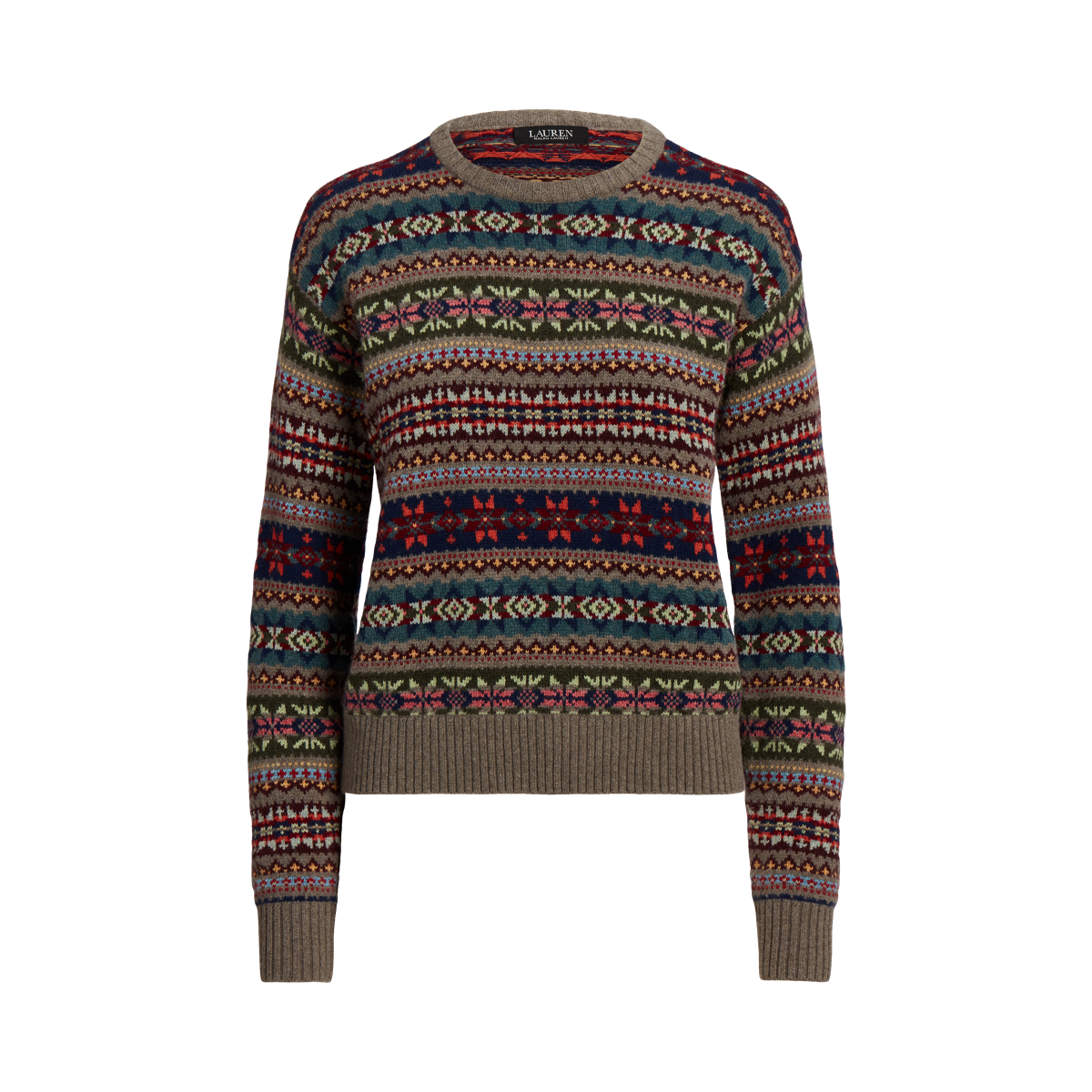 Women s Fair Isle Wool Blend Sweater Ralph Lauren