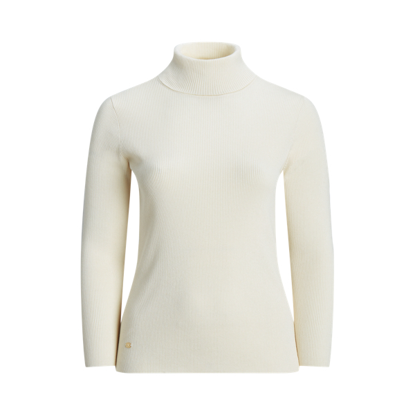 Cable-Knit Turtleneck Sweater