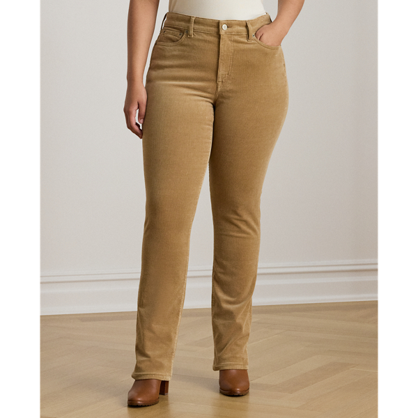 Stretch Corduroy Mid-Rise Straight Pant | Ralph Lauren