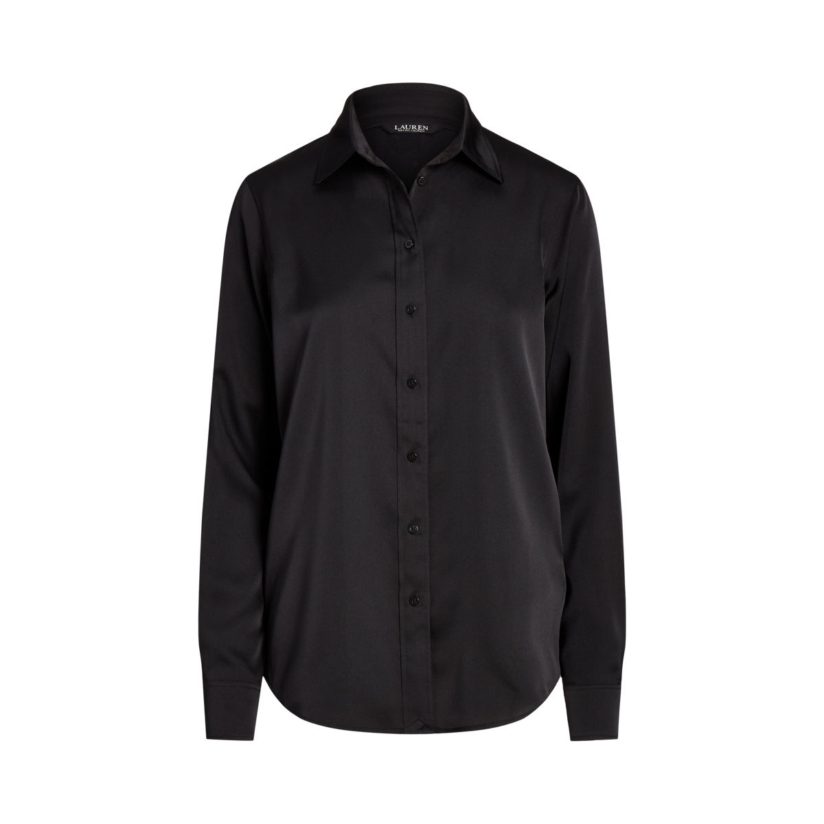 ラルフ・ローレン Lauren Ralph Lauren クラシック Fit Satin Charmeuse Shirt レディース シャツ トップス Lauren Ralph Lauren Women's Classic-Fit Satin Charmeuse
