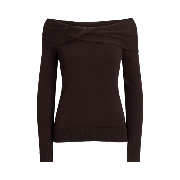 Schulterfreier Pullover mit Twist-Detail Lauren in 1