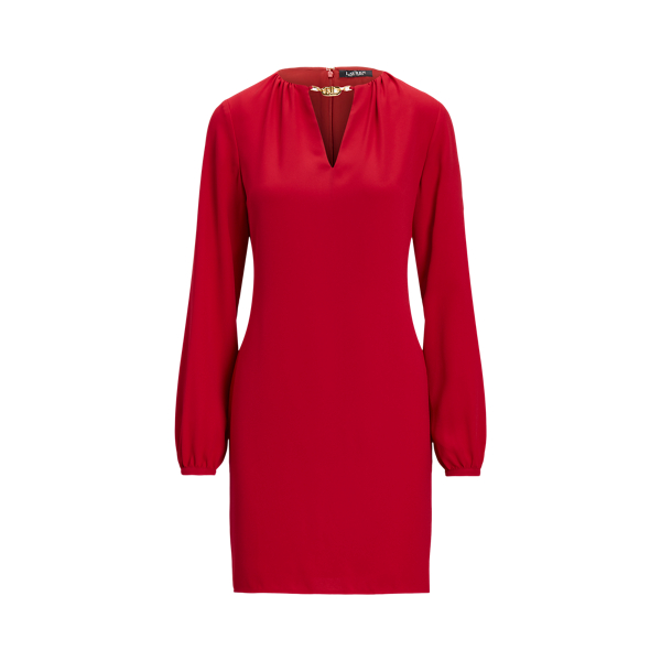 Georgettekleid mit Logobesatz Lauren in 1